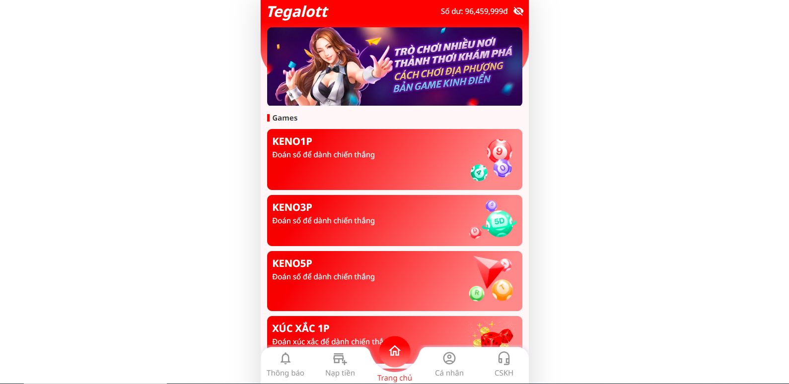 Share code web game xúc xắc, xóc đĩa, keno